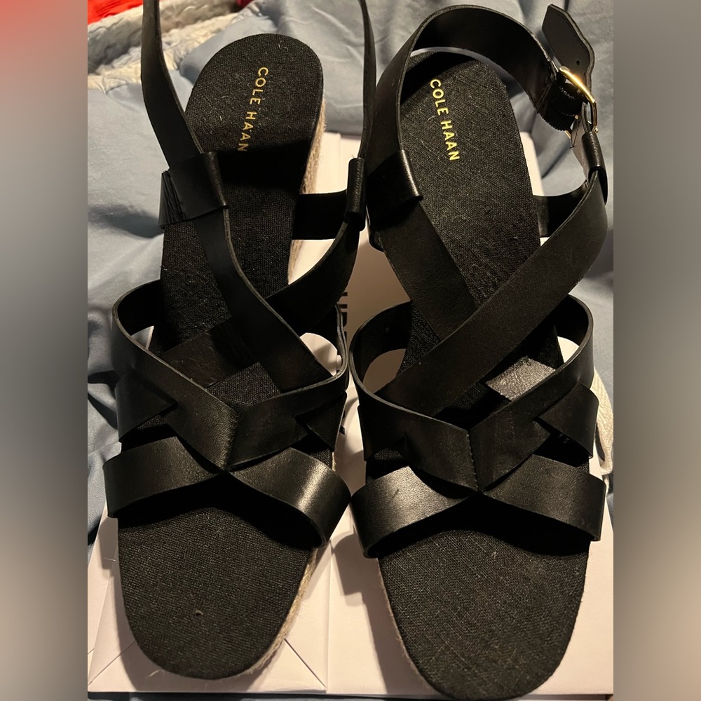 Cole Haan Women's Crystal Wedge Sandal